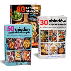 160 przepisów na obiady i śniadania – pakiet 3 e-booków