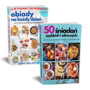 „50 śniadań szybkich i zdrowych” i „Obiady na każdy dzień cz. 2” – pakiet 2 e-Booków, 176 przepisów